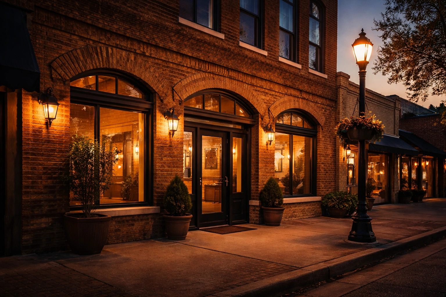 Act Rapid Bail Bonds office in downtown Denton Texas near the Denton County Courthouse